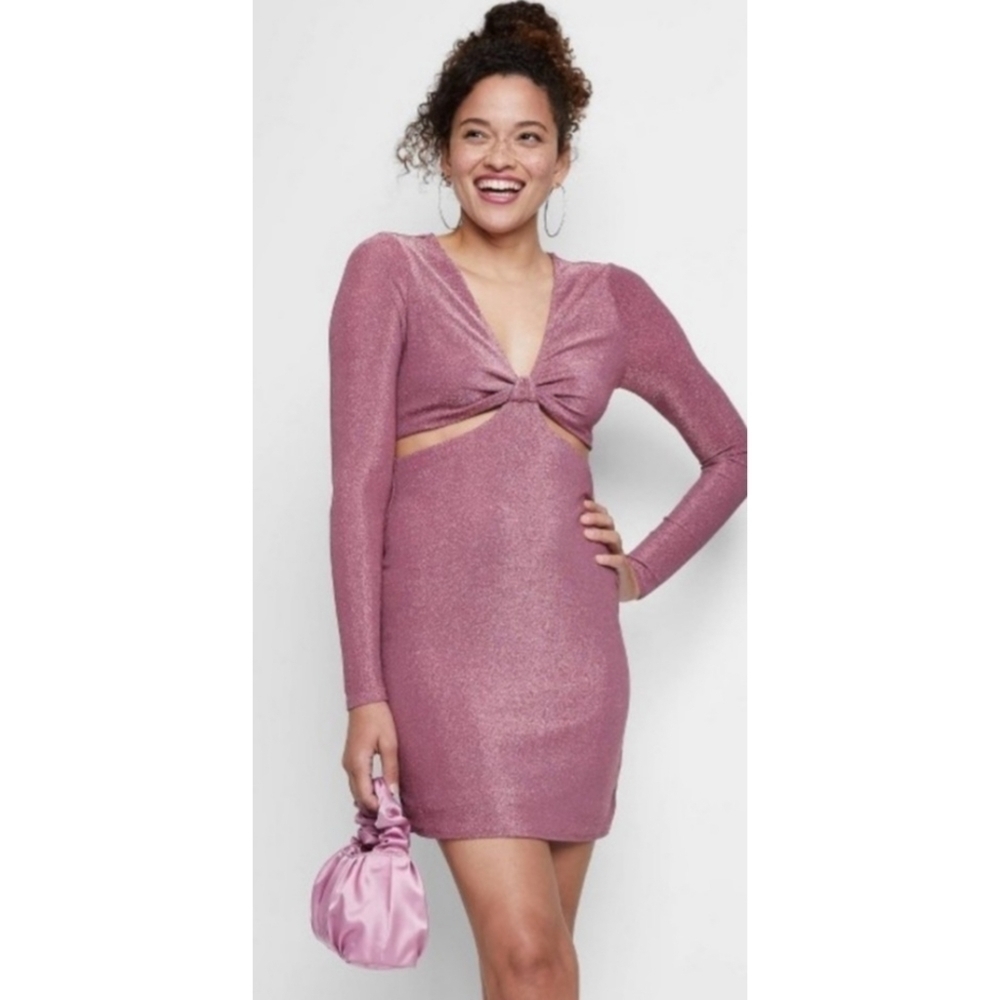 Wild Fable Pink Shimmer Dress